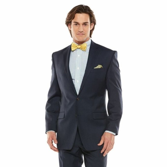 Chaps navy slim fit suit jacket 44R
